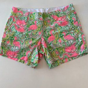 Lilly Pulitzer 5" Callahan Shorts - Hot Wings Print (Flamingo)
